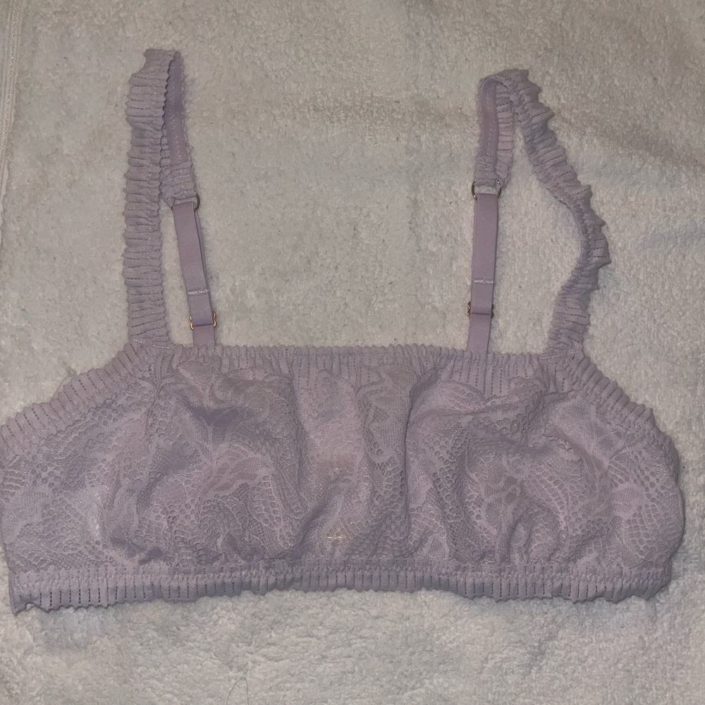 Aerie Purple Lace Bralette
